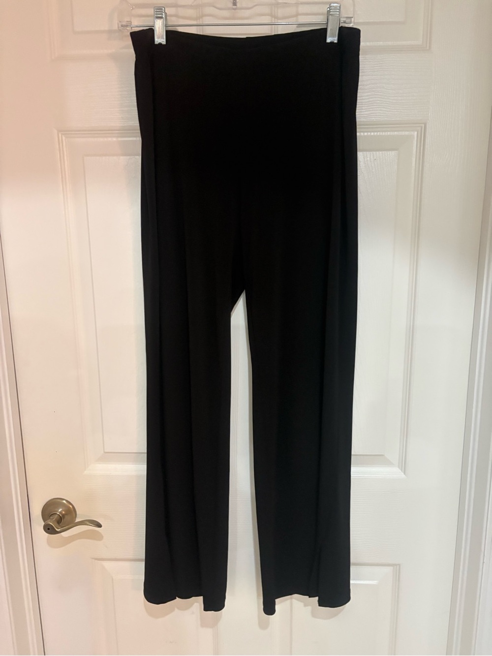 Clara Sun Woo Sidle Slit Ankle Pant — Black— Large